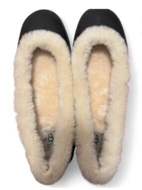 UGG Women's Brown and Cream Slippers